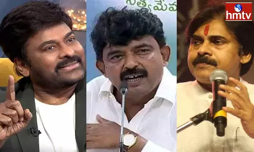 Perni Nani Hot Comments on Chiranjeevi Perni Nani Hot Comments on Chiranjeevi