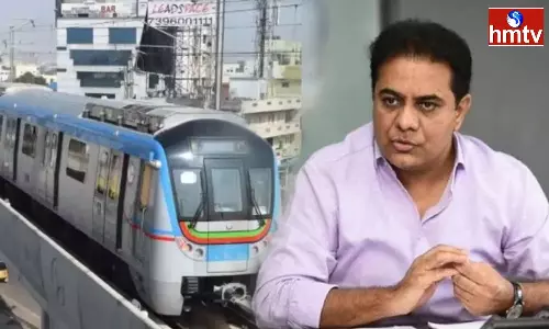 Key Meeting Of Minister KTR On Metro Expansion Key Meeting Of Minister KTR On Metro Expansion
