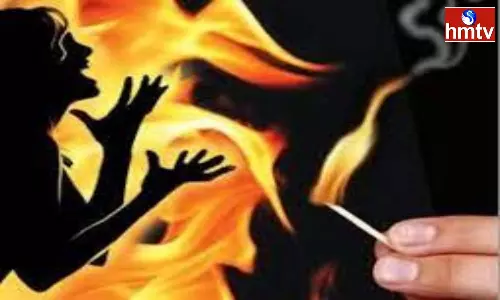 Thugs Killed The Woman By Pouring Petrol On Her In Shamshabad Thugs Killed The Woman By Pouring Petrol On Her In Shamshabad