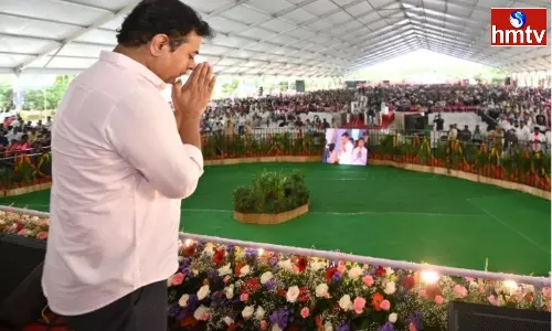 Congress And BJP Target KTR Fire Congress And BJP Target KTR Fire