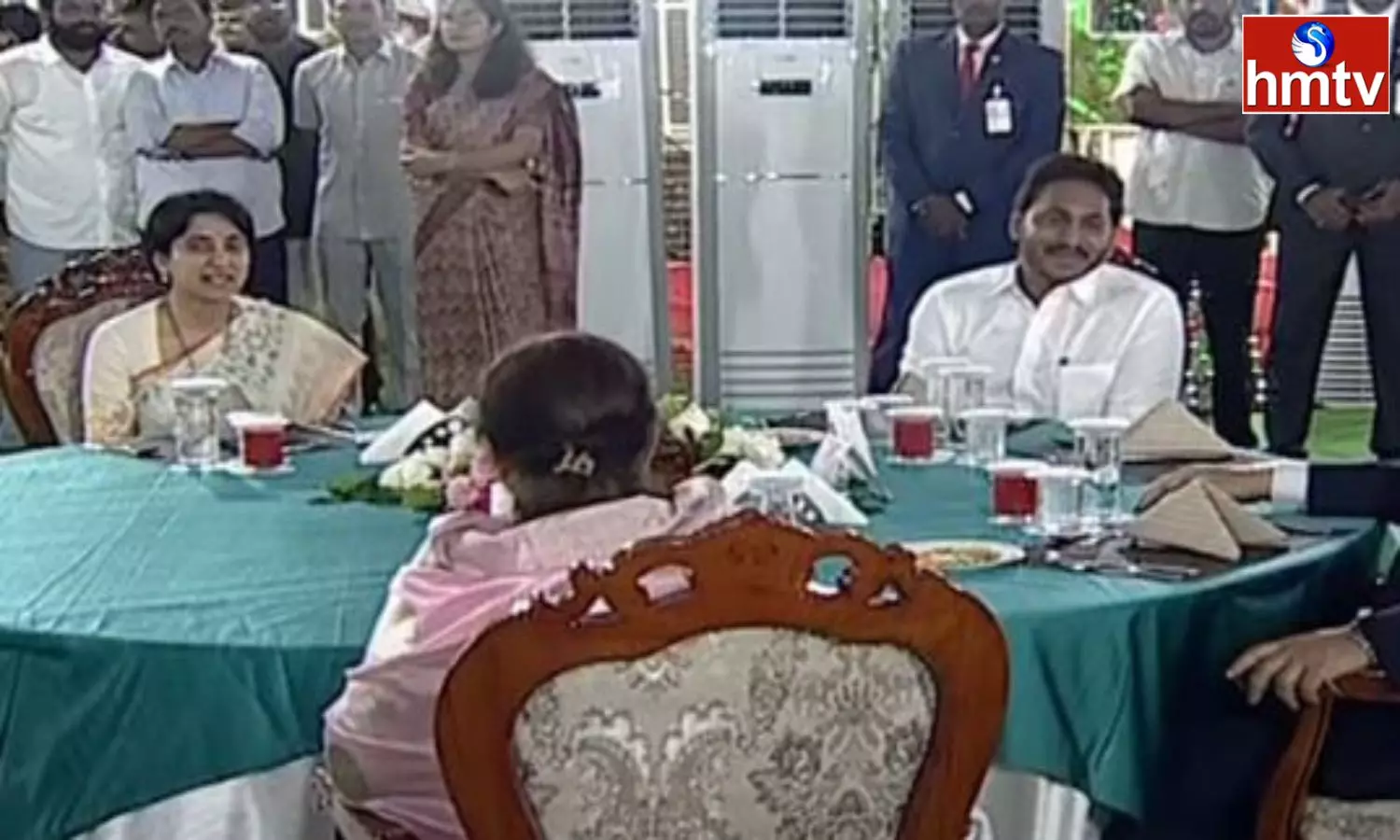 YS Jagan Attends AT Home Program at Raj Bhavan in Vijayawada