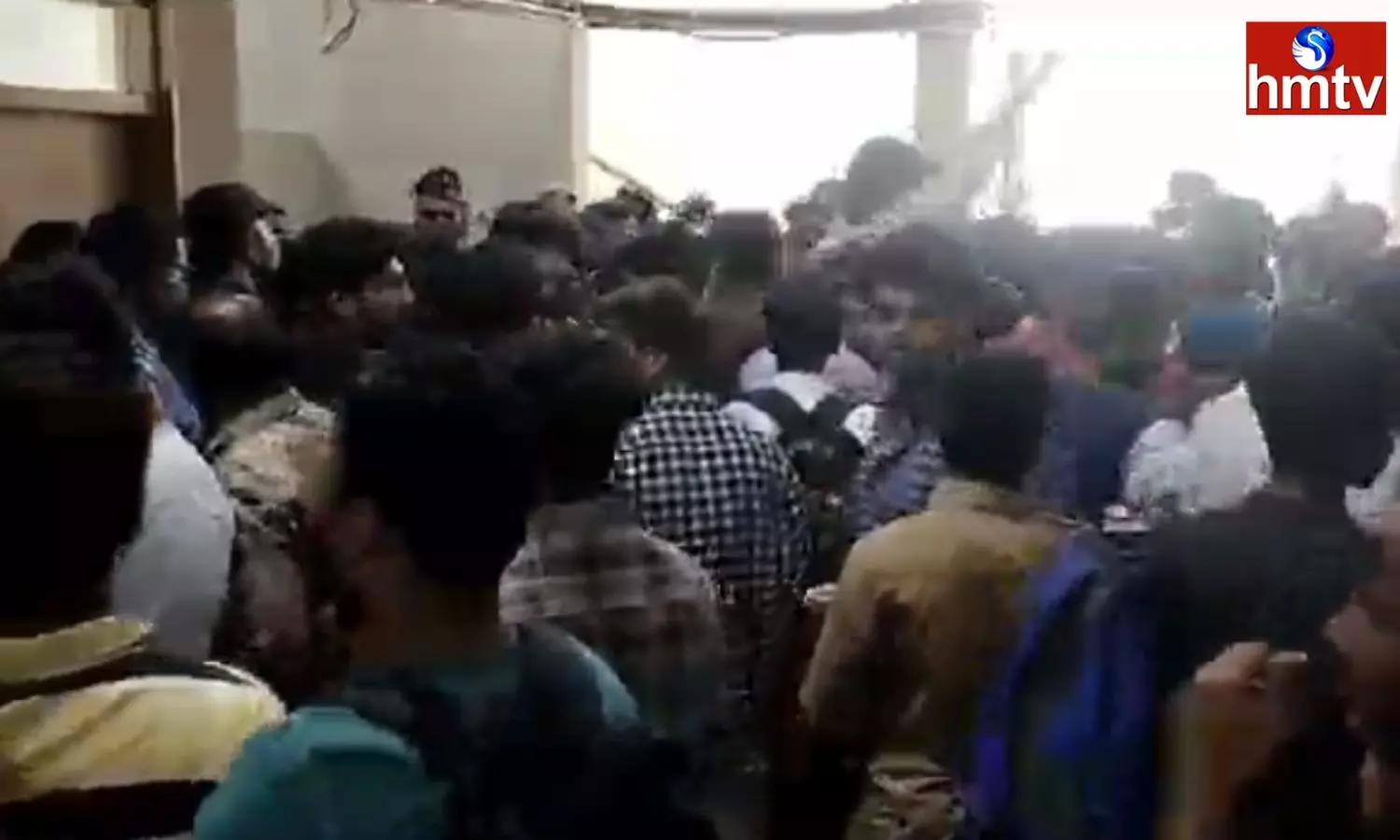 Agitation Of Students In Ghatkesar Sreenidhi University