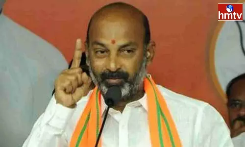 Bandi Sanjay Sensational Comments On The Death Of A Girl In Peddapalli