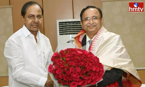 KCR Met The Chief Justice Of The High Court KCR Met The Chief Justice Of The High Court