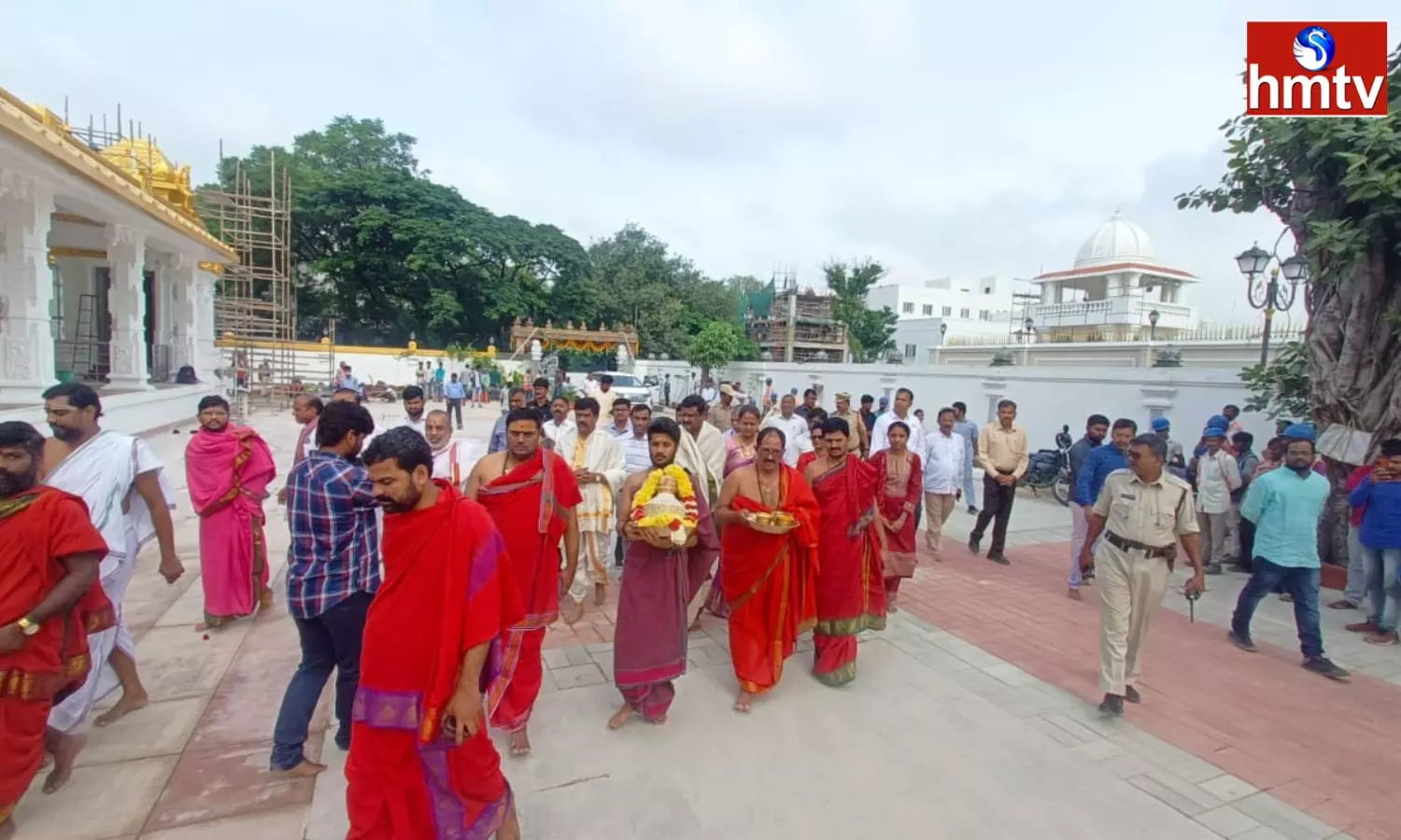 Nalla Pochamma Ammavari Temple Inauguration of TS Secretariat