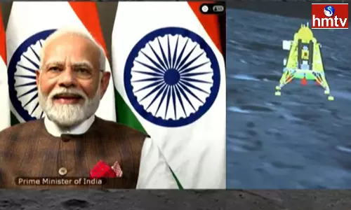 India is Now on The Moon PM Modi on Chandrayaan-3 Auccess