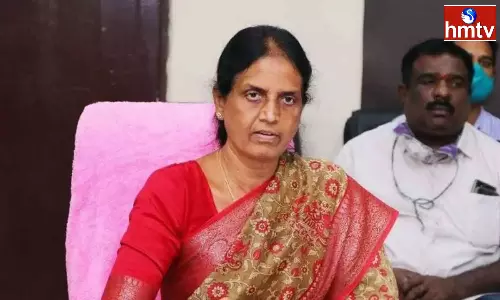 TS DSC Notification 2023 in Two Days Says Sabitha Indra Reddy TS DSC Notification 2023 in Two Days Says Sabitha Indra Reddy