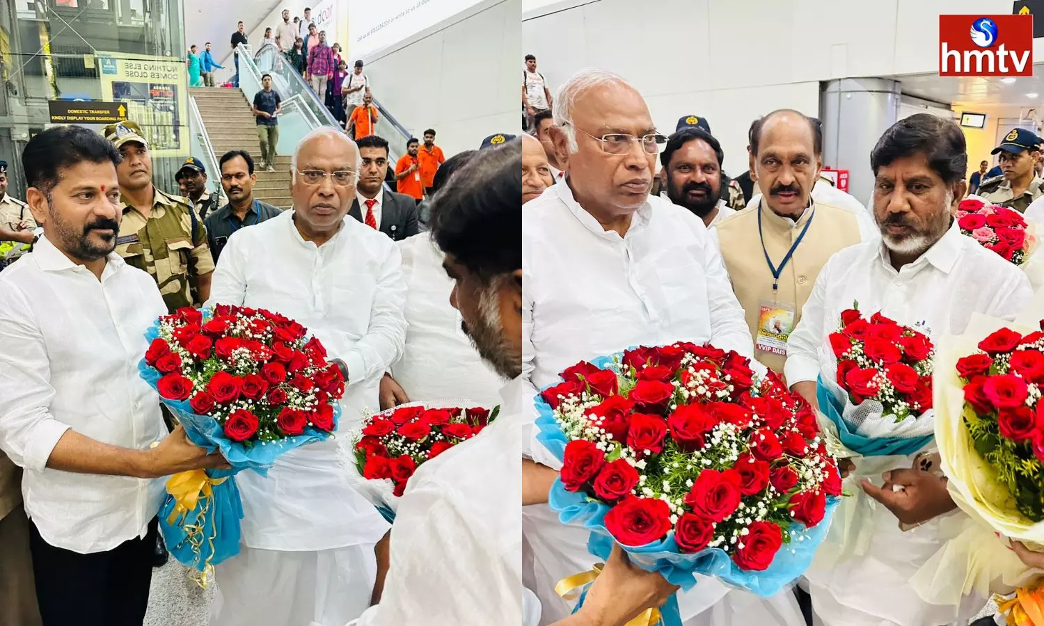 Mallikarjun Kharge Reach at Shamshabad airport