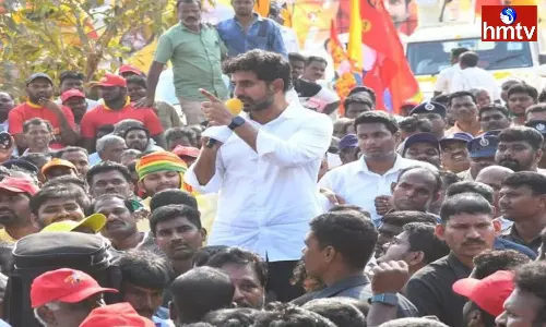 Nara Lokesh Padayatra In Nuzvid Eluru District Nara Lokesh Padayatra In Nuzvid Eluru District