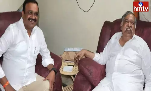 Dutta Ramachandra Rao After The Meeting With Balashowry Vallabbhaneni Gannavaram