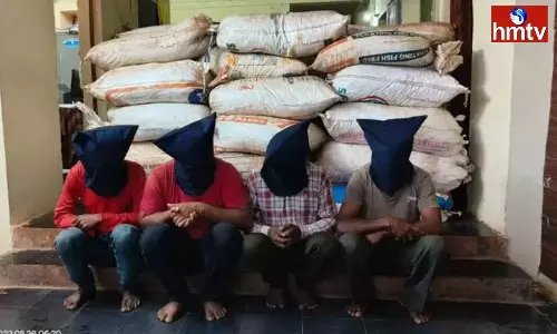 Ganja Gang Arrested In Darakonda Of Alluri District Ganja Gang Arrested In Darakonda Of Alluri District