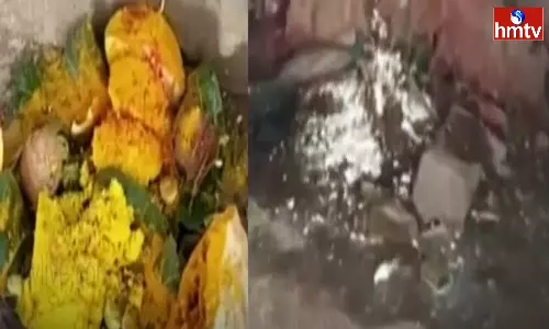 Idol Of Pochamma Mother Has Been Missing In Peddapalli District