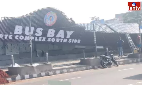 A New Bus Shelter In Visakhapatnam