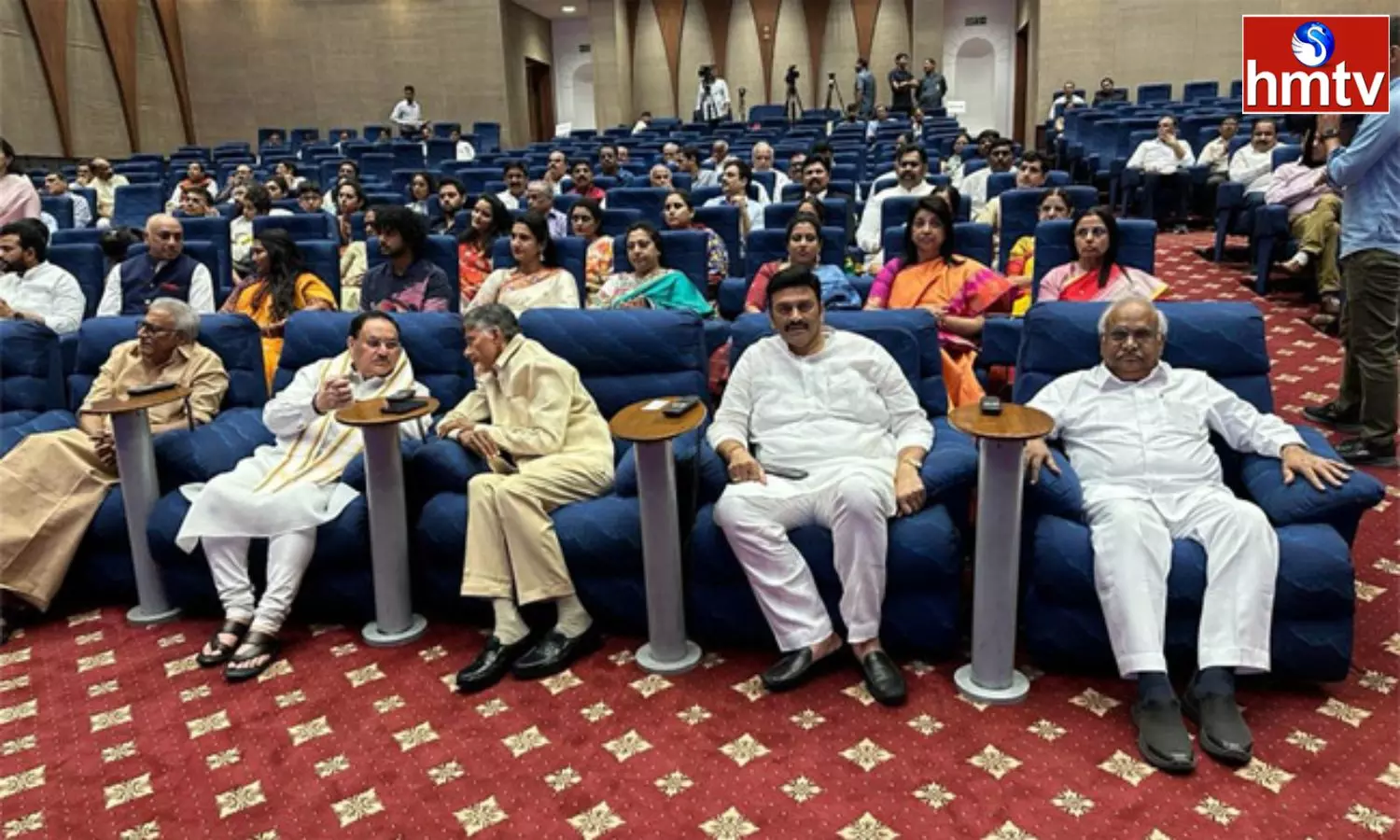 An interesting scene at the NTR Commemorative coin Release Event An interesting scene at the NTR Commemorative coin Release Event