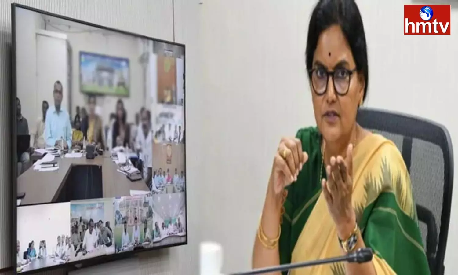 CS Shanti Kumari Video Conference With District Collectors