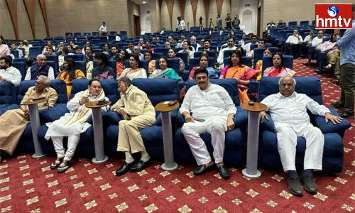 An interesting scene at the NTR Commemorative coin Release Event An interesting scene at the NTR Commemorative coin Release Event