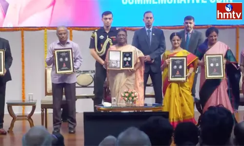 Droupadi Murmu Released a Commemorative Coin on late NTR in his centenary year