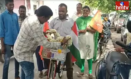 Cycle Yatra from Kadapa to Hyderabad