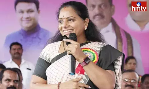 MLC Kavitha Participated In Job Mela In Nizamabad MLC Kavitha Participated In Job Mela In Nizamabad