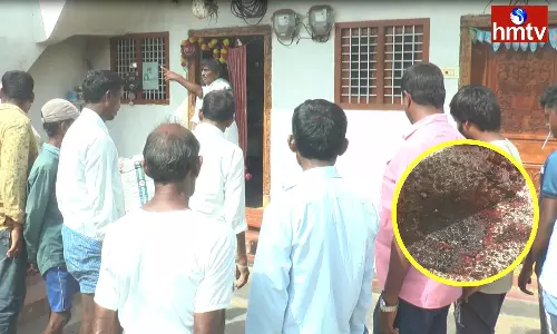 Panic In Rajampet Of Mahabubabad District Panic In Rajampet Of Mahabubabad District