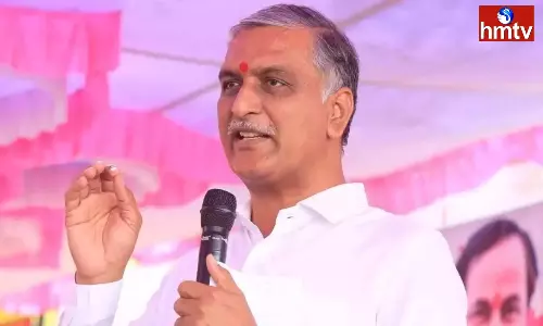 Minister Harish Rao Fire on the opposition Minister Harish Rao Fire on the opposition