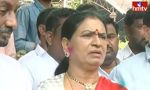 DK Aruna Met Telangana Chief Electoral Officer Vikas Raju