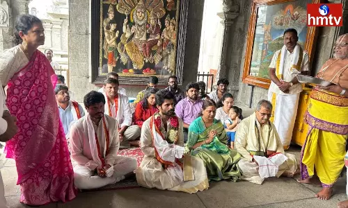 Film Actor Vijay Devarakonda Said That Yadagirigutta Sculptural Skills Are Amazing