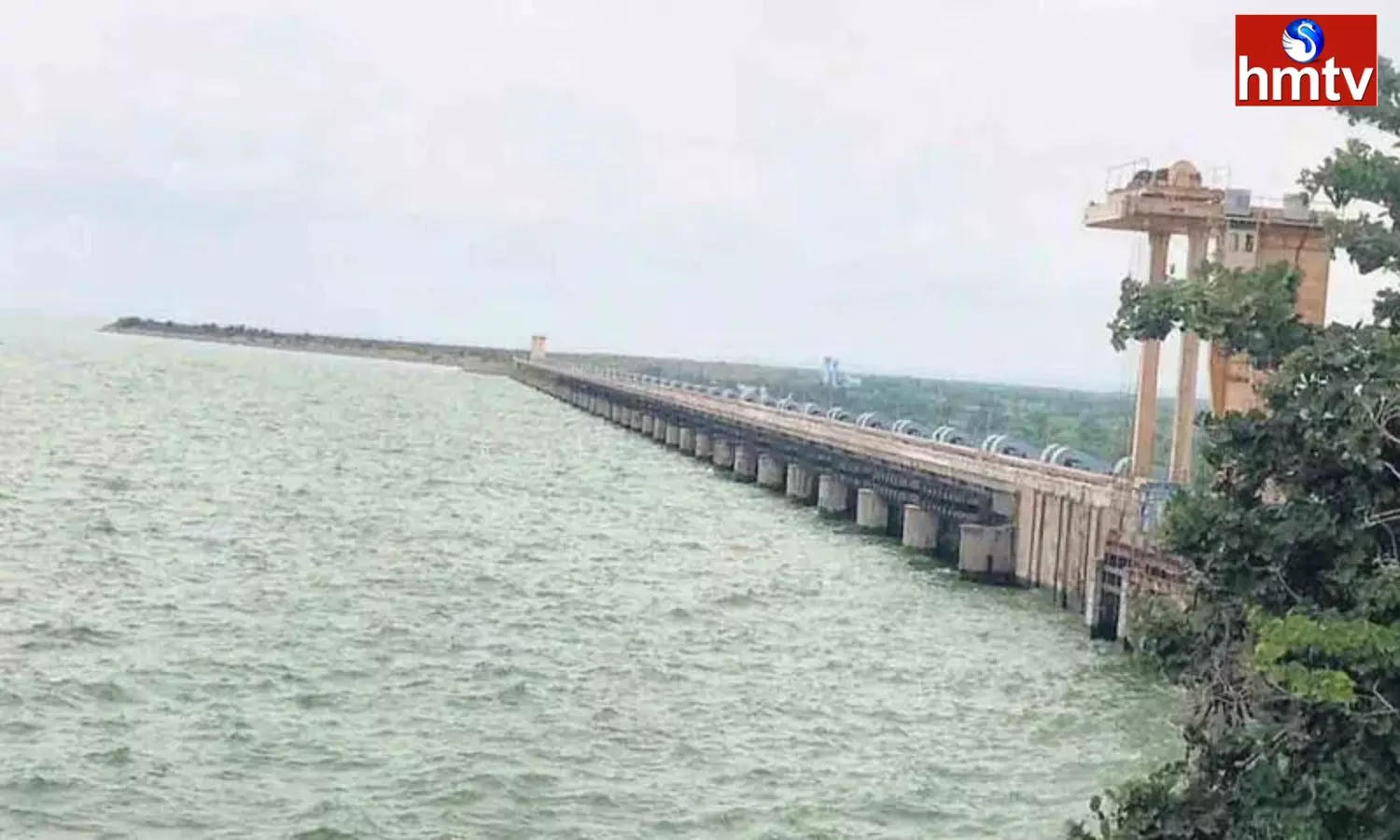 Huge Flood Inflow Into Sriram Sagar Project