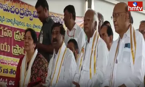Mla Thatikonda Rajaiah And Kadiyam Srihari Spoke In Jangaon District