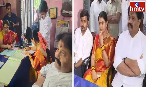 YSRCP MLA Marries her Daughter to her Chosen One
