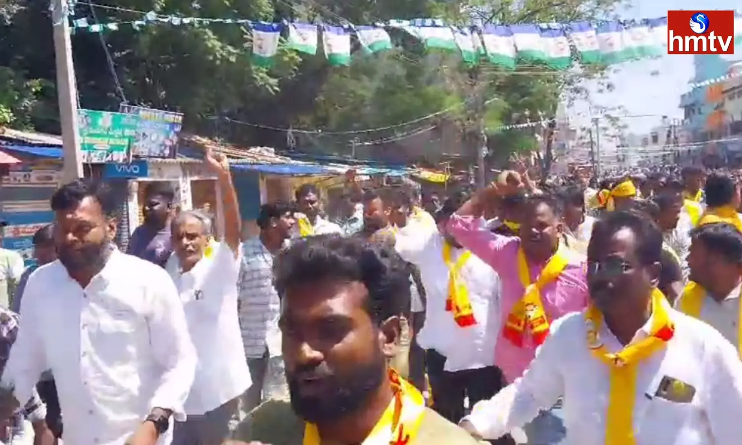 TDP Activists Protest Against Chandrababu Arrest In Chittoor District