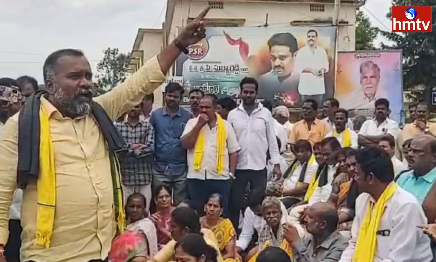 TDP Activists Protest On Chandrababu Arrest