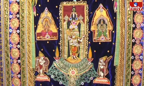 A Devotee Who Has Been Offering Curtains To The Lord For Many Years And Has Been Serving The Lord