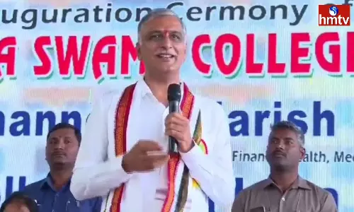 Harish Rao Comments On Chandrababu Arrest Harish Rao Comments On Chandrababu Arrest