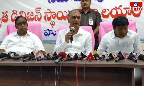 Harish Rao Fire On Congress, BJP Harish Rao Fire On Congress, BJP