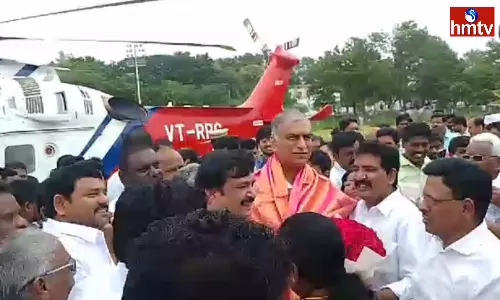 Ministers Harish Rao And Puvvada Reached Khammam Ministers Harish Rao And Puvvada Reached Khammam