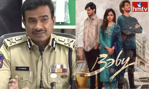 Hyderabad CP CV Anand Fire On Baby Movie About Drugs Scenes