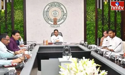 CM Jagan Review Meeting of Education Department