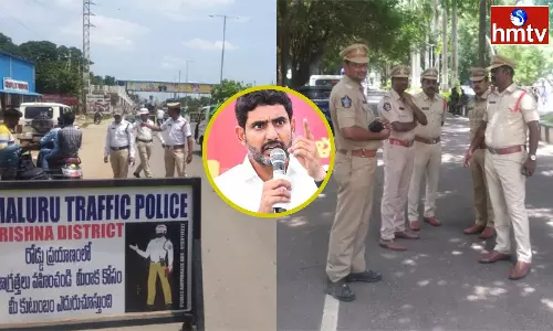 Nara Lokesh Fires on AP Police Nara Lokesh Fires on AP Police