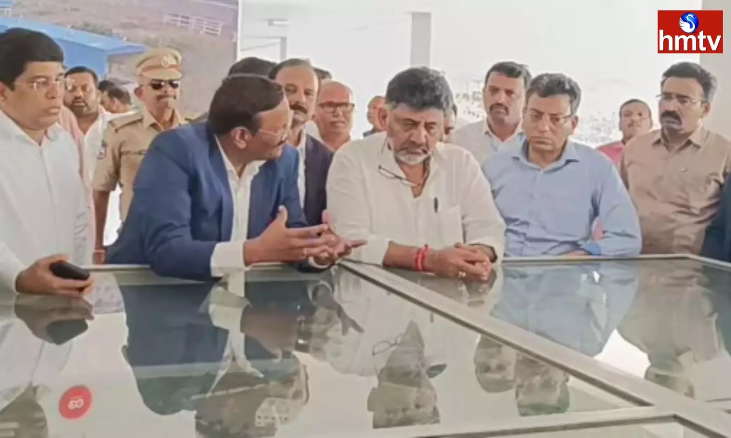 DK Shivakumar Visiting GHMC Dumping Yard In Jawahar Nagar