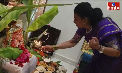 Minister Roja Vinayaka Chavithi Greetings To The People Of AP