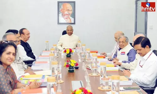 One Nation One Election Committee Meeting Ramnath Kovind Amit Shah Adhir Ranjan Chaudhary