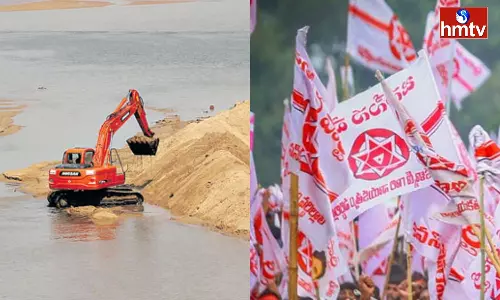Janasena Fire over Illegal Sand Mining