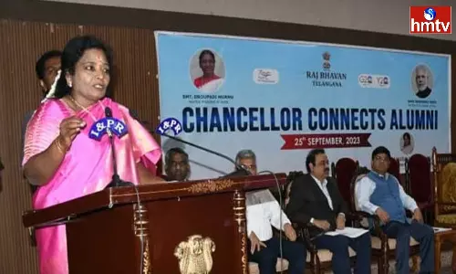 The Nation Should Talk About Telangana In Terms Of Higher Education Says Tamilisai Soundararajan