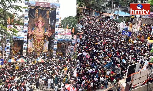 Khairatabad Ganesh Darshan Till Tomorrow Afternoon