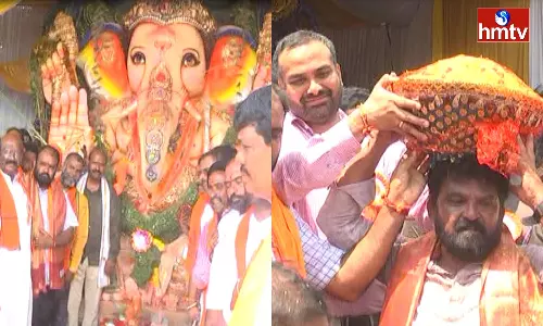 Ganesh Laddu Auction for Thirty Six Lakhs in Nalgonda District