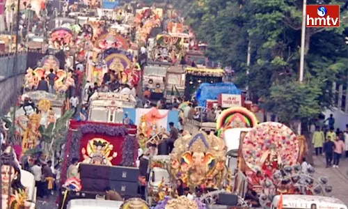Vinayaka Immersion In Hyderabad City
