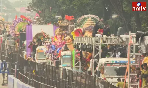 Ganesh Immersion Second Day Continue In Hyderabad