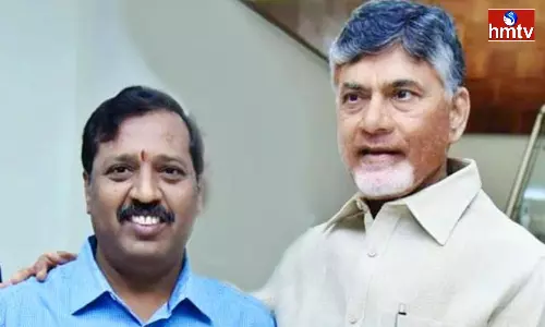 Suspension Of Chandrababu Former PS Pendyala Srinivas Suspension Of Chandrababu Former PS Pendyala Srinivas