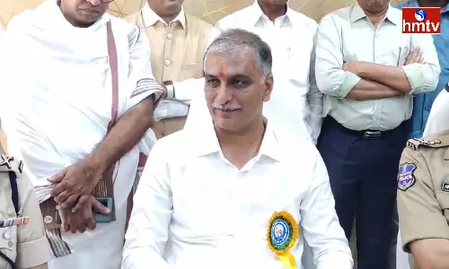 Minister Harish Rao Visit To Siddipet